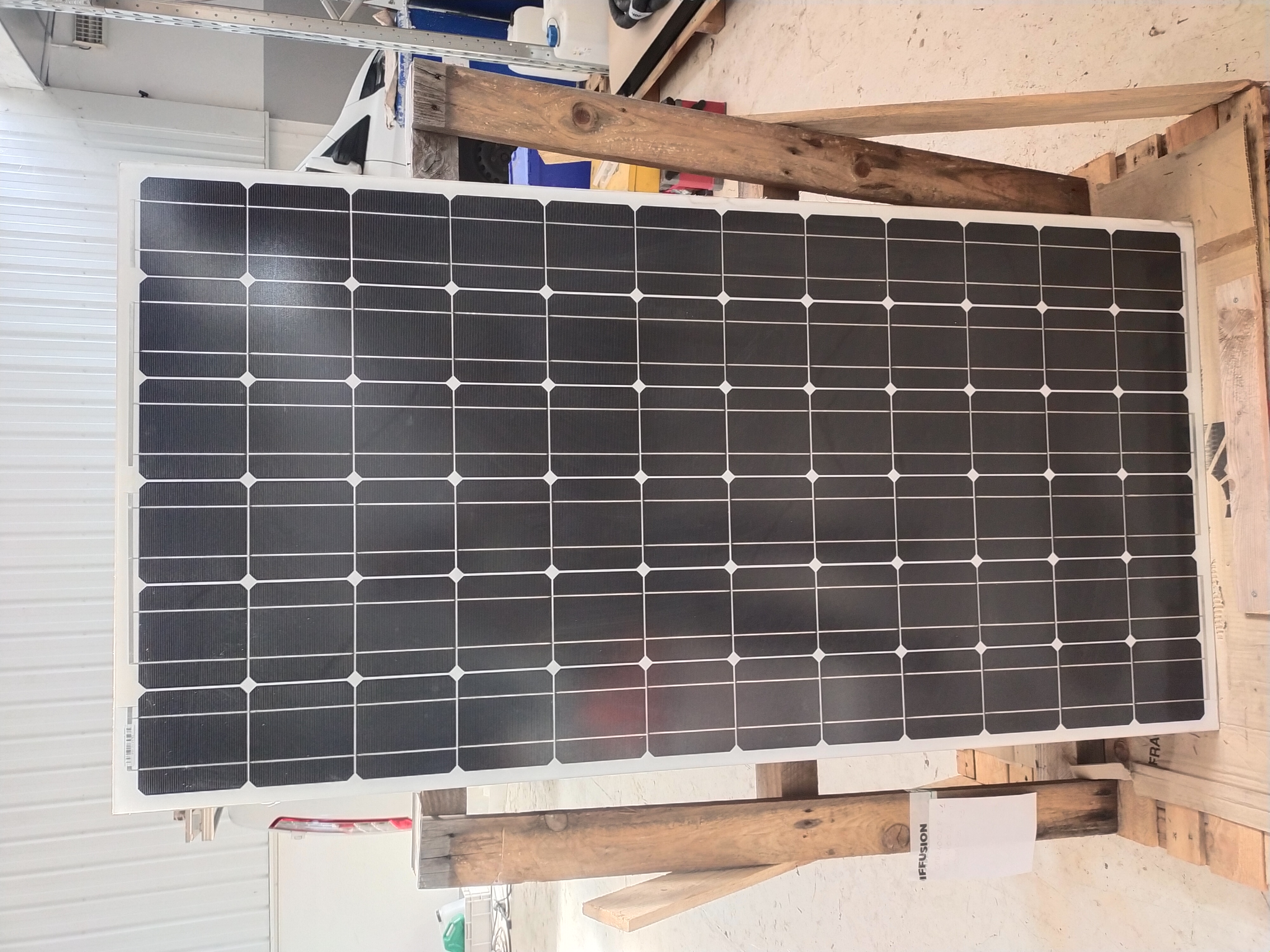 Panneau photovoltaïque PV CLIPSOL Silicon Solar SR185 185Wc / OCCASION / Blanc 