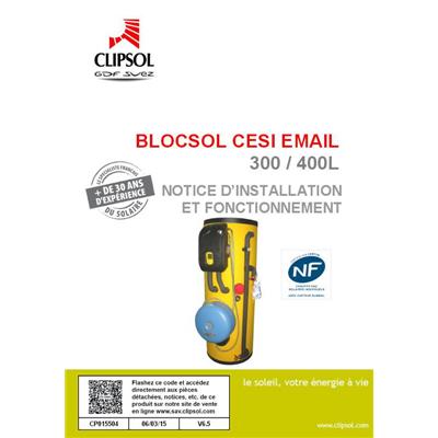Notice Installateur BLOCSOL CESI EMAIL