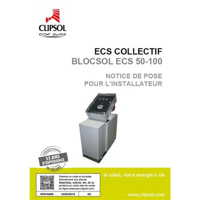 Notice Installateur BLOCSOL ECS COLLECTIF 50-100