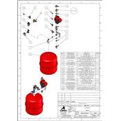 Vue éclatée kit ECS 20 4 bar