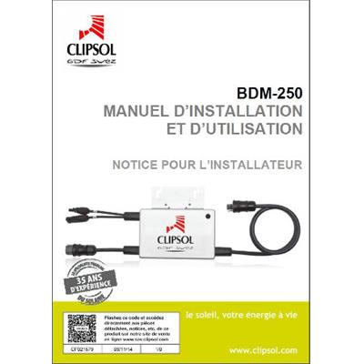 Manuel d'installation et d'utilisation BDM-250