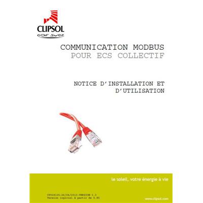Notice Installateur Communication ECS COLLECTIF MODBUS/JBUS