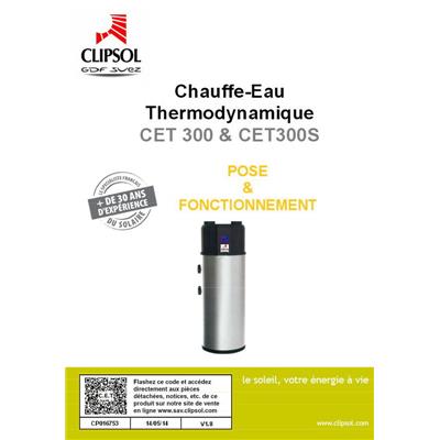 Notice Installateur Chauffe-Eau Thermodynamique 300-300S