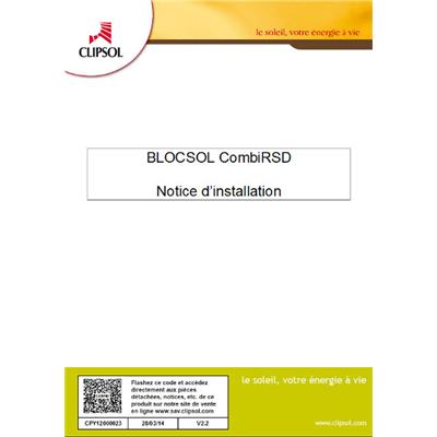 Notice d'installation du Blocsol Combi RSD